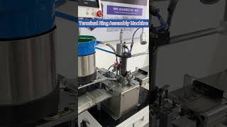 Automatic wire terminal ring assembly machine  Yuanhan [upl. by Johnny]