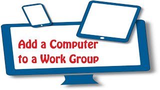 How To Add A Computer To A WorkGroup [upl. by Ellerehc]