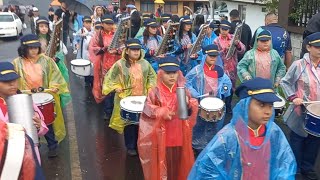 Inicio desfile de bandas Zaragoza de Palmares Fiesta patronal [upl. by Nayk982]