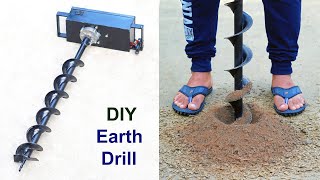 DIY Earth Auger Machine  Soil Digger [upl. by Agon845]