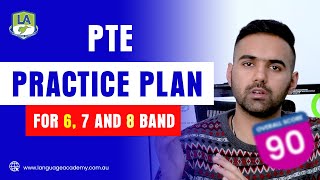 Latest PTE Practice Plan for Band 6 7 and 8  Language Academy [upl. by Rawdan]