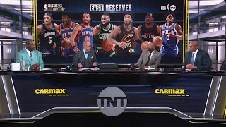 NBA AllStar 2024 Reserves Revealed East  Inside the NBA [upl. by Stanwinn]