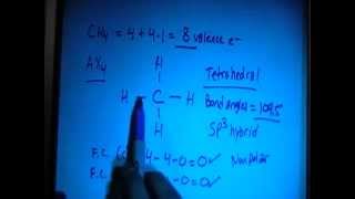 Methane CH4 Lewis Dot Structure [upl. by Ytissac]