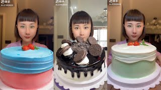 ASMR CREAMY CAKES 먹방  饮食表演  การแสดงการกิน 食事ショー [upl. by Arual]