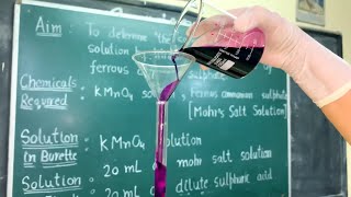 KMnO4 VS Mohr’s Salt Titration Class 12 by Kanchan Handa [upl. by Christoph]