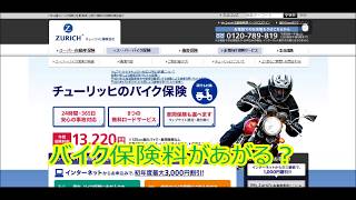 【2年目は注意】チューリッヒバイク保険料値上がり？ [upl. by Niboc187]