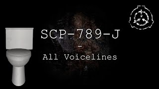 SCP789J  All Voicelines  SCP  Containment Breach v1311 [upl. by Enel]