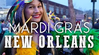 My Experience at Mardi Gras in New Orleans [upl. by Kcire793]