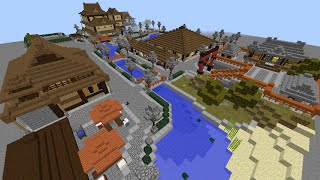 Minecraft からくり温泉街【ワールド配布】 [upl. by Magdalene]