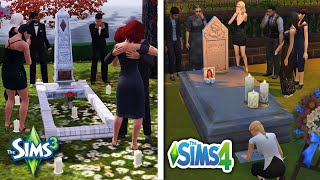 Sims 3 vs Sims 4  Funeral [upl. by Hgielsel884]