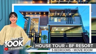 House Tour 40 ▪︎ Inside a ₱26500000 Strikingly Beautiful Home in BF Resort Village Las Piñas [upl. by Bergman]