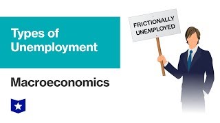 Types Of Unemployment  Macroeconomics [upl. by Hnahym]