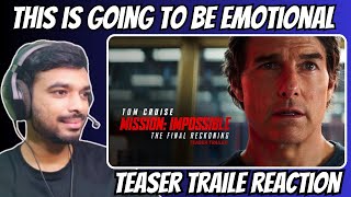 Mission Impossible – The Final Reckoning Teaser Trailer Reaction [upl. by Page]