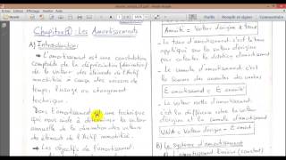 Comptabilité générale S2 quot les Amortissements partie 1 quot [upl. by Hazmah]