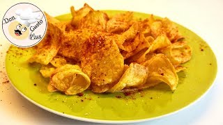 Selbstgemachte Kartoffelchips 🥔😍  Heißluftfritteuse Airfryer [upl. by Hogue]