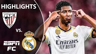 🚨 JUDE BELLINGHAM DEBUT 🚨 Athletic Bilbao vs Real Madrid  LaLiga Highlights  ESPN FC [upl. by Yrohcaz626]