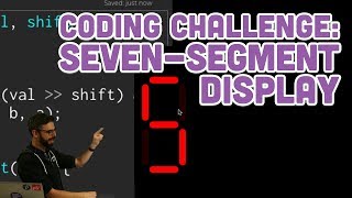 Coding Challenge 117 SevenSegment Display [upl. by Yehsa205]