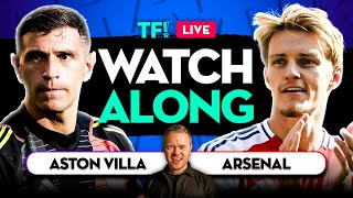 ASTON VILLA vs ARSENAL LIVE with Mark Goldbridge [upl. by Nofets]