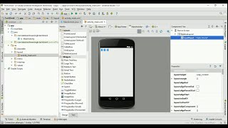 Lesson 6 Android Studio Design Button on Linear Layout [upl. by Wehhtam]