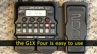 G1X Four B1X Four change effects parameters and create effects chains [upl. by Patricio325]