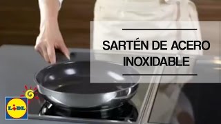 Sartén De Acero Inoxidable Lidl España [upl. by Alimak408]