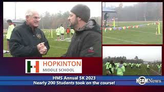 Hopkinton Middle School Annual 2023 5K [upl. by Cardinal]