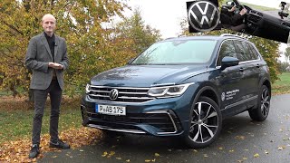 Der neue VW Tiguan im Test  Lohnt sich das Facelift Review Fahrbericht  RLine 20 TDI 200 PS [upl. by Ecirtaeb]