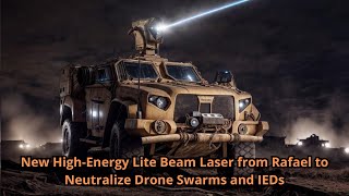 New High Energy Lite Beam Laser from Rafael to Neutralize Drone Swarms and IEDs [upl. by Clougher]