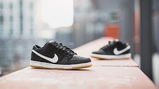 Nike SB Dunk Low Pro quotOrange Labelquot Black Review amp OnFeet [upl. by Sarilda]