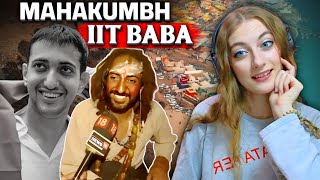 IIT BABA Mahakumbh 2025  Russian Girl Reaction  Abhey Singh [upl. by Zimmermann]