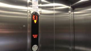 KONE MonoSpace MRL Traction elevators  Continentalgaraget Stockholm Sweden [upl. by Tillfourd]