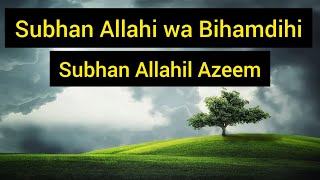 Subhanallahi Wa Bihamdihi Subhan Allahil Azeem  Islamic Education Video [upl. by Alletsirhc812]