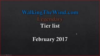 Windwalker Legendary Tier List [upl. by Ridley233]