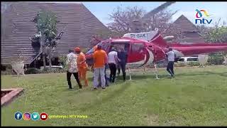 Raila arrives for ODM meeting in Diani [upl. by Siulesoj]