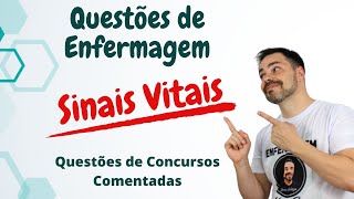 QUESTÕES DE CONCURSOS PÚBLICOS ENFERMAGEM  SINAIS VITAIS [upl. by Ecylahs]