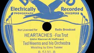 Ted Weems and his Orchestra  Heartaches [upl. by Norabel]