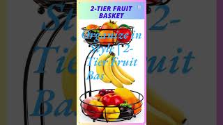 Organize in Style  2Tier Fruit Basket for Chic Home Décor shorts [upl. by Sadoff]