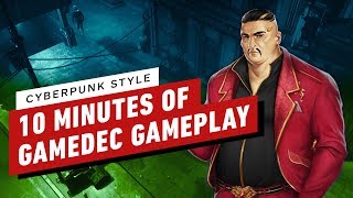 Gamedec 10 Minutes of CyberpunkThemed RPG Gameplay [upl. by Anialram175]