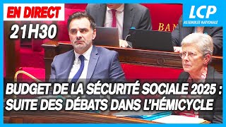 Budget de la Sécurité sociale 2025  suite de lexamen en séance à lAssemblée  291024 [upl. by Mareld]