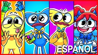 LAS ANIMACIONES MAS TRISTES DE HUGGY WUGGY  Poppy Playtime Recopilación en Español [upl. by Ardeen]