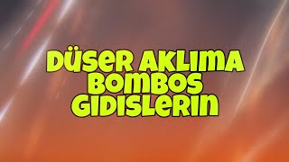 DÜŞER AKLIMA BOMBOŞ GİDİŞLERİN KARAOKE [upl. by Cliffes937]