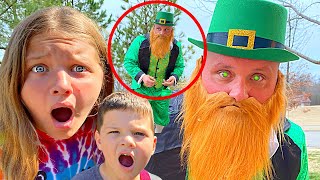 My DAD IS a LEPRECHAUN 🍀The EVIL ELF LEPRECHAUN is CONTROLLING Aubrey and CAlebs DAD [upl. by Annayram]