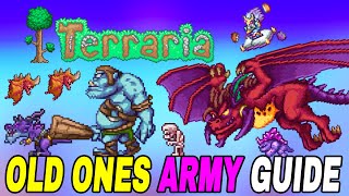 Terraria How To Summon amp Defeat The Old Ones Army Guide Eternia Crystal Tutorial [upl. by Adnwahsal822]