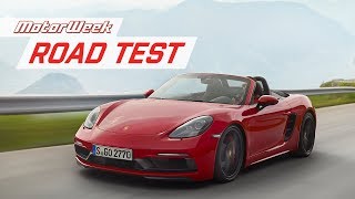 2018 Porsche 718 Boxster GTS  Road and track Test [upl. by Garrot]