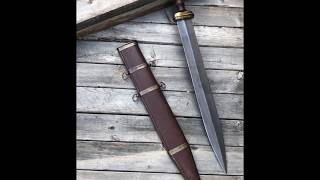 Ancient Roman Legionary Gladius Sword with Scabbard  SwordsSwords [upl. by Doll967]