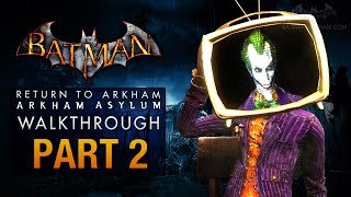 Batman Return to Arkham Asylum Walkthrough  Part 2  Arkham Island [upl. by Ecnesse562]