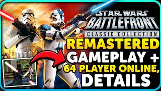 Star Wars Battlefront REMASTER Classic Collection Gameplay Details Release Date [upl. by Latvina]