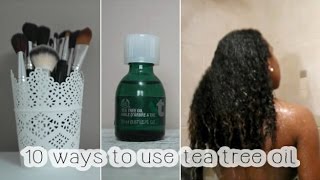 10 Ways to Use Tea Tree Oil Hair Skin amp more [upl. by Peoples232]