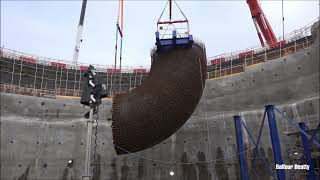 Balfour Beatty  Hinkley Point C Marine Works  Elbow formwork [upl. by Liebman]