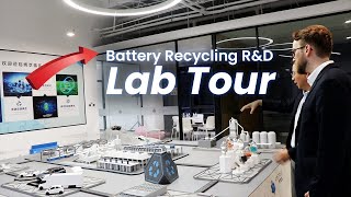 Botrees Battery Recycling RampD lab tour  China tour  Battery Associates [upl. by Llerreg]